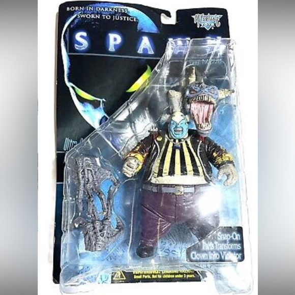 Vintage Spawn the Movie The Clown Violator Action Figure McFarlane Toys 1997 NIB - Picture 3 of 8